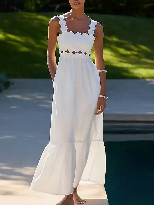 Beach Riot Campbell Dress In White. Size Xl Women #471